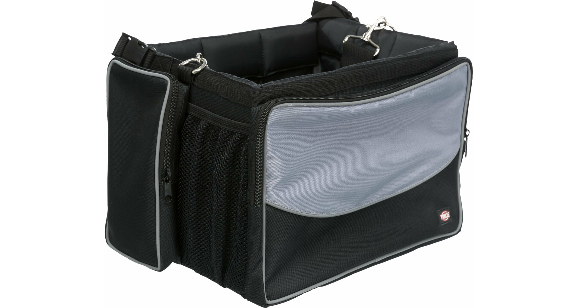 Box na řidítka transportní, 41 x 26 x 26cm, šedá
