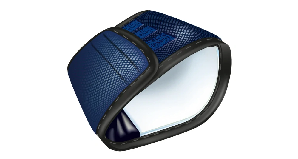 Břišní pás na podložky pro psa samce S-M 37-45cm tmavě modrý