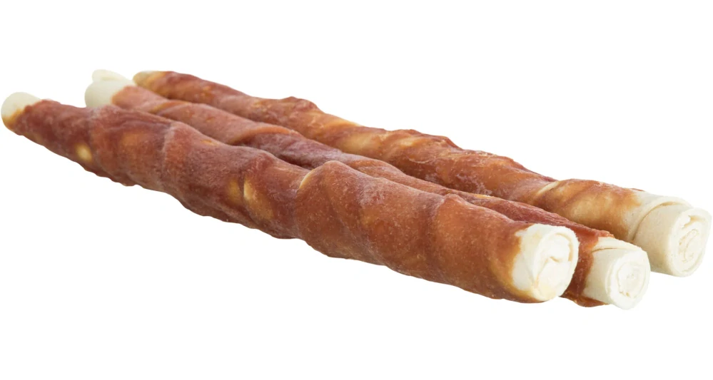 Pamlsek - tyčinka svázaná kachním masem 3ks, 28cm/250g