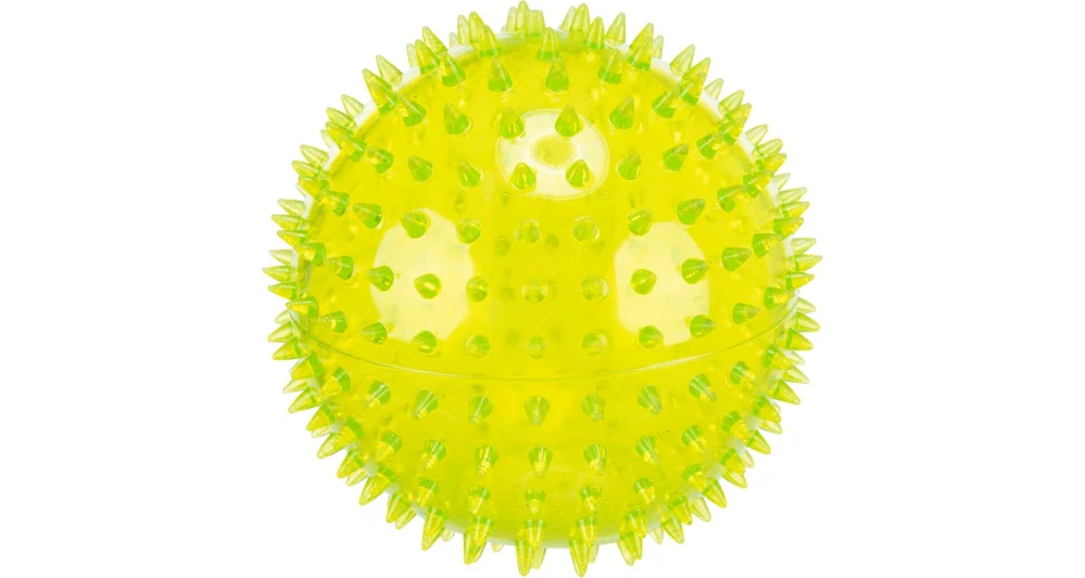 Ježatý míček,  pevný plast (TPR) 12 cm