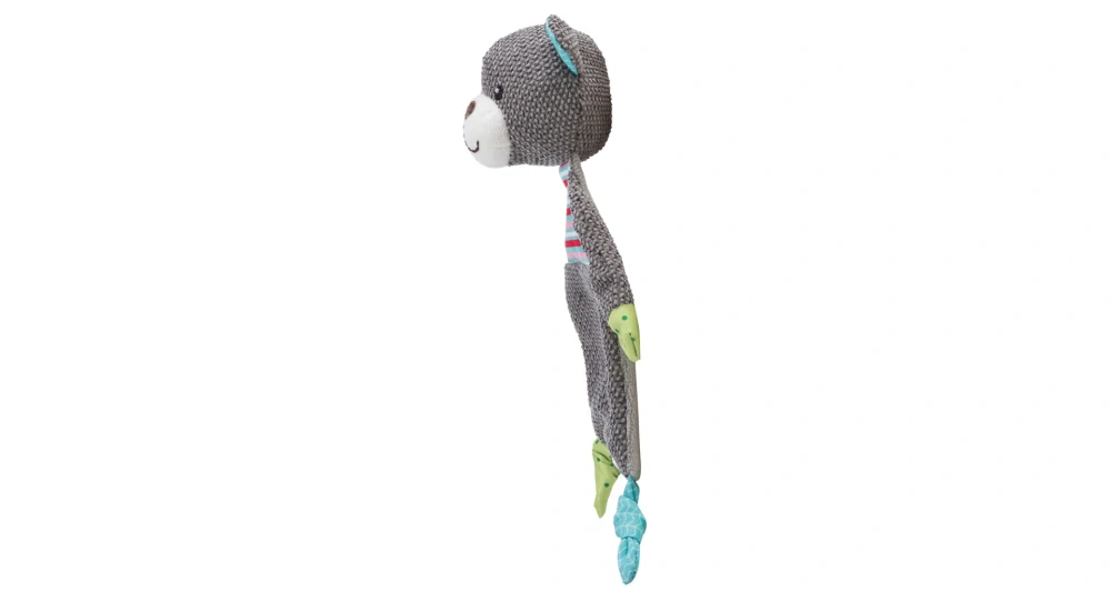 Hračka - plyšový medvídek s šustící fólií,  28 cm