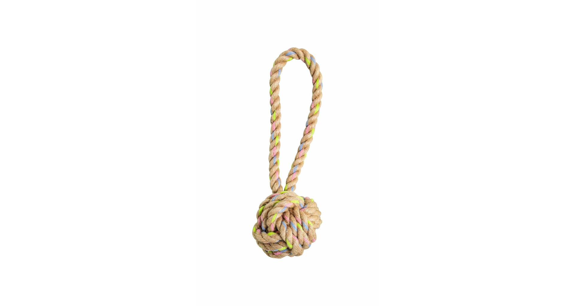 Přetahovadlo pro psa HipHop přírodní juta 20 cm / 140 g