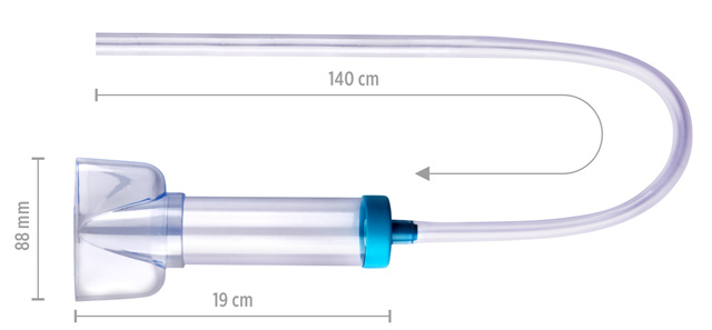 Odkalovací sada Tuba "S" 19 cm