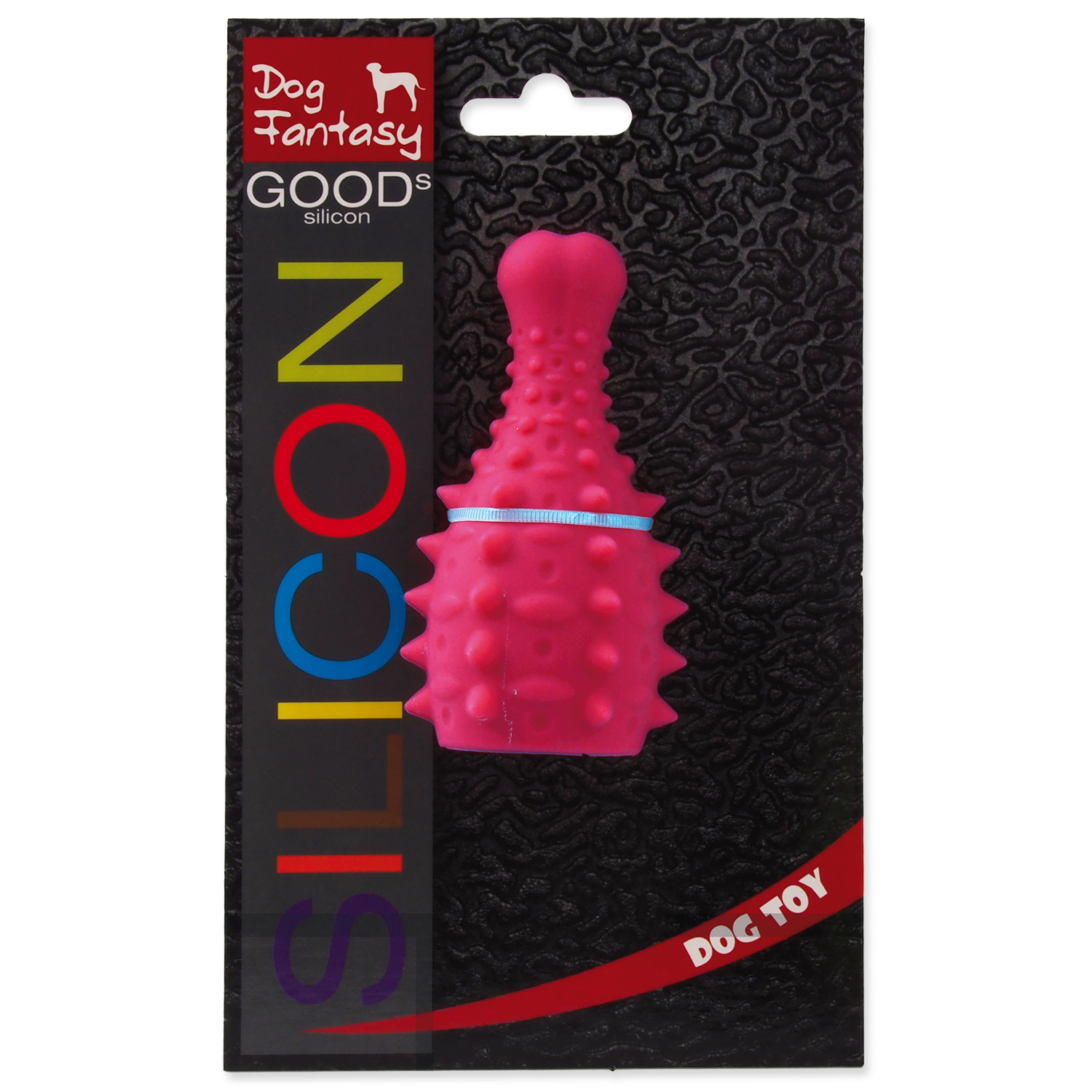 Hračka DOG FANTASY silikonové stehno  10 cm 