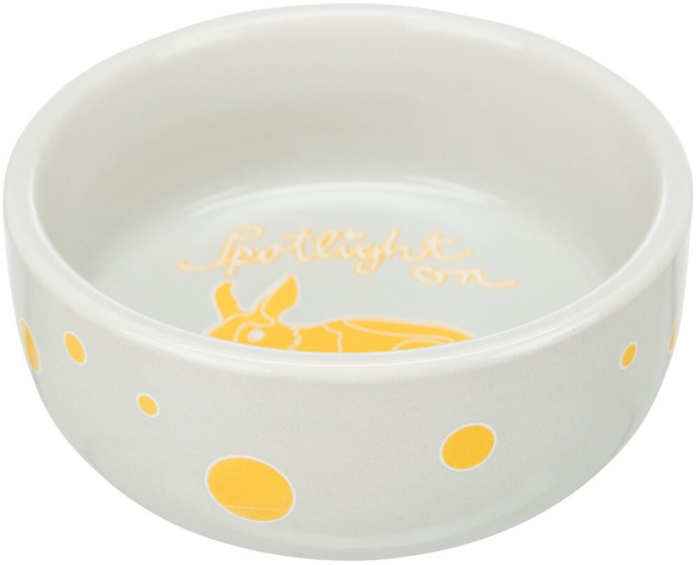 Keramická miska s putníky pro králíky, 250 ml/ø 11 cm