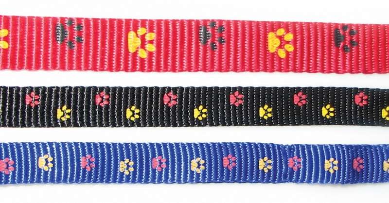  Vodítko nylon s tlapkou 10mm x 120cm 