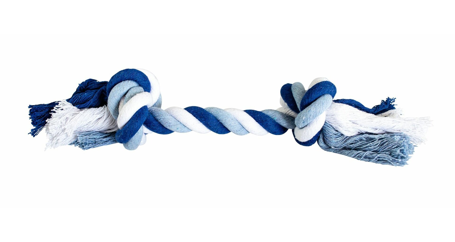 Uzel bavlněný 2 knoty - tm.modrá, sv.modrá, bílá 20 cm/ 55 g