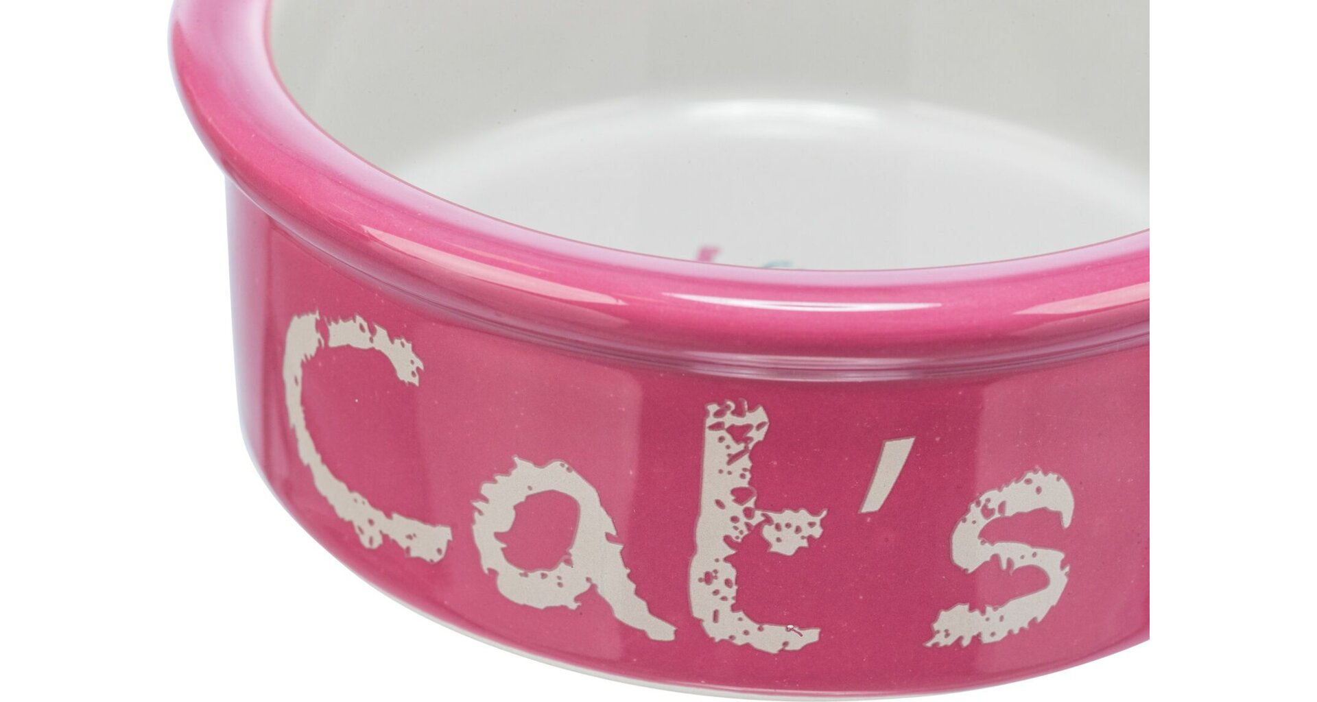 Keramická miska CAT´s, 0,3 l/ø 12 cm, antická růž/světlešedá