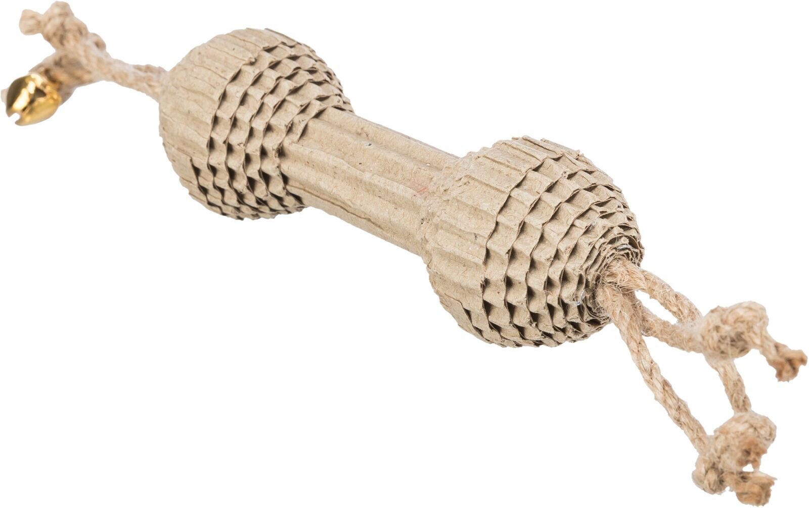 Škrabací činka, 20 cm, karton/konopí