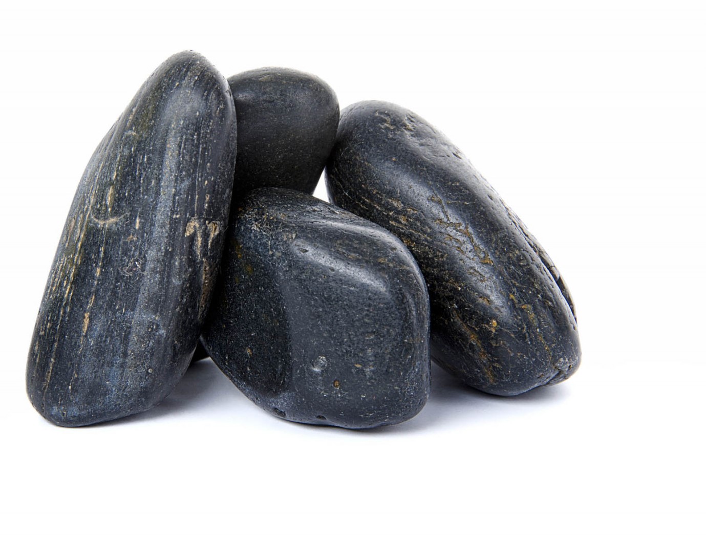 Valounky přírodní křemenné černé 2 kg