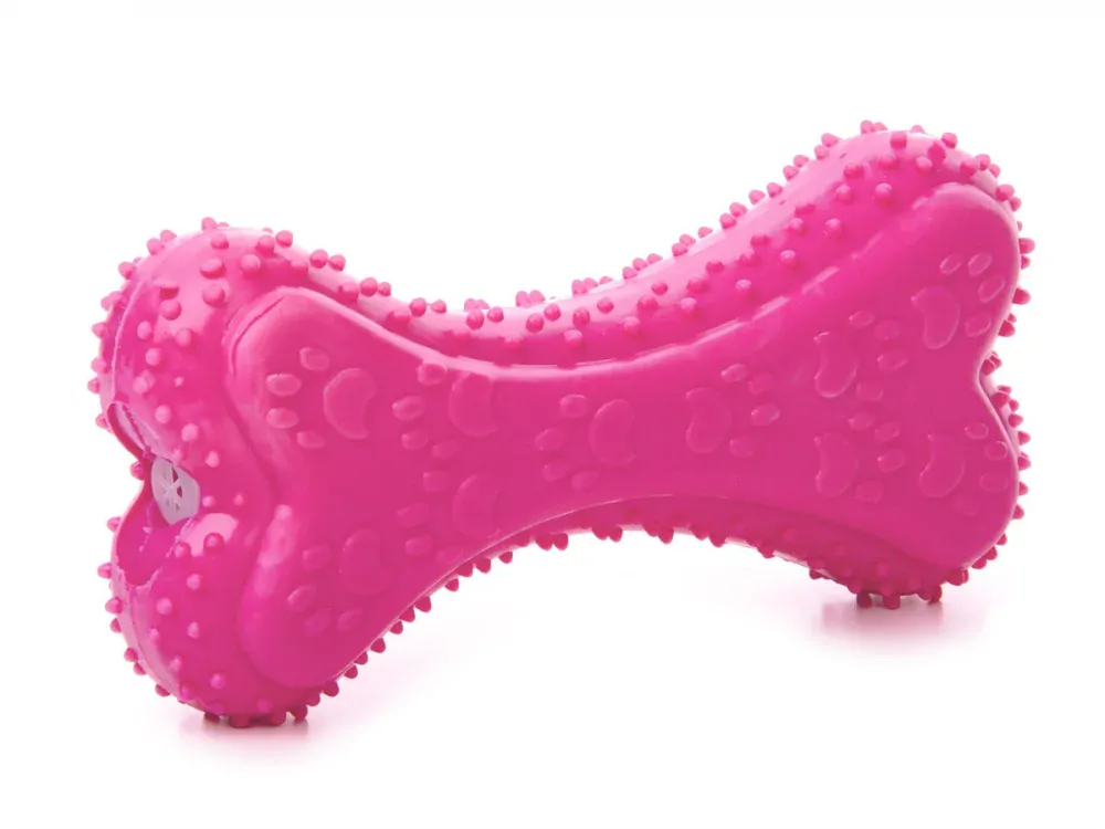 Pískací kost hračka 12cm