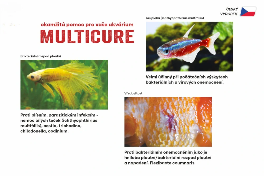 Multicure, úprava vody – desinfekční přípravek