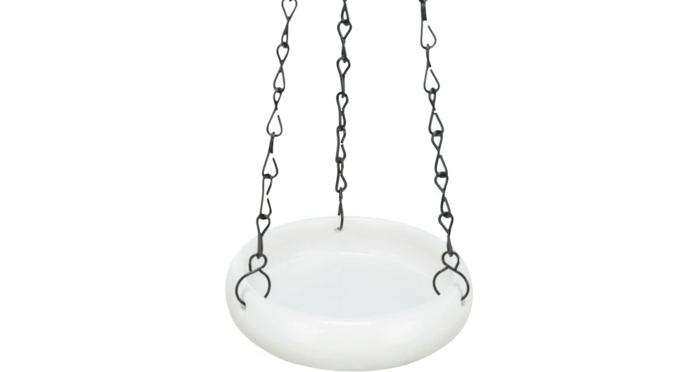 Miska závěsná keramická exteriérová, 100 ml/ø 12 cm, bílá