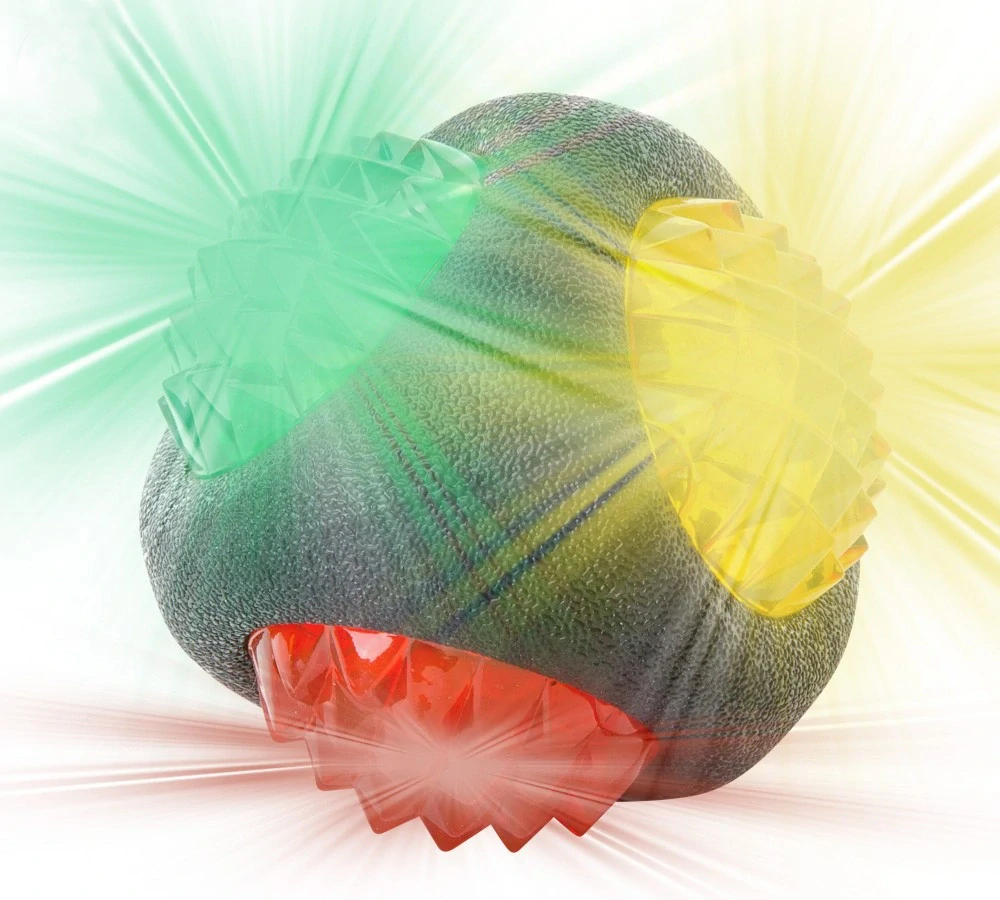 Míč blikající LED TPR STRONG 8 cm