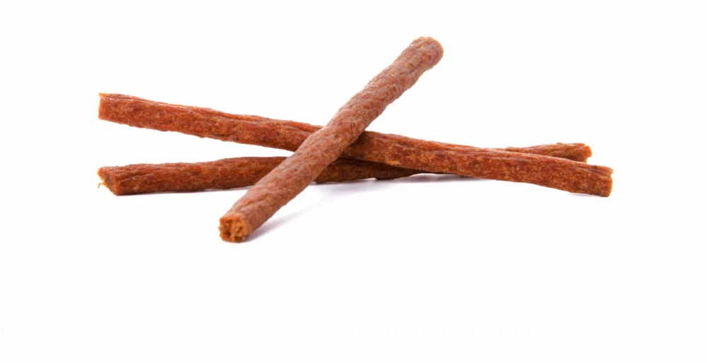 Kachní tyčinky, masový pamlsek, +25 % Gratis, 100 g