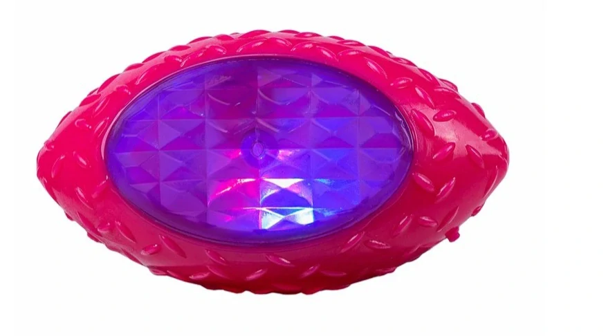  Míč ragby blikací 12cm 