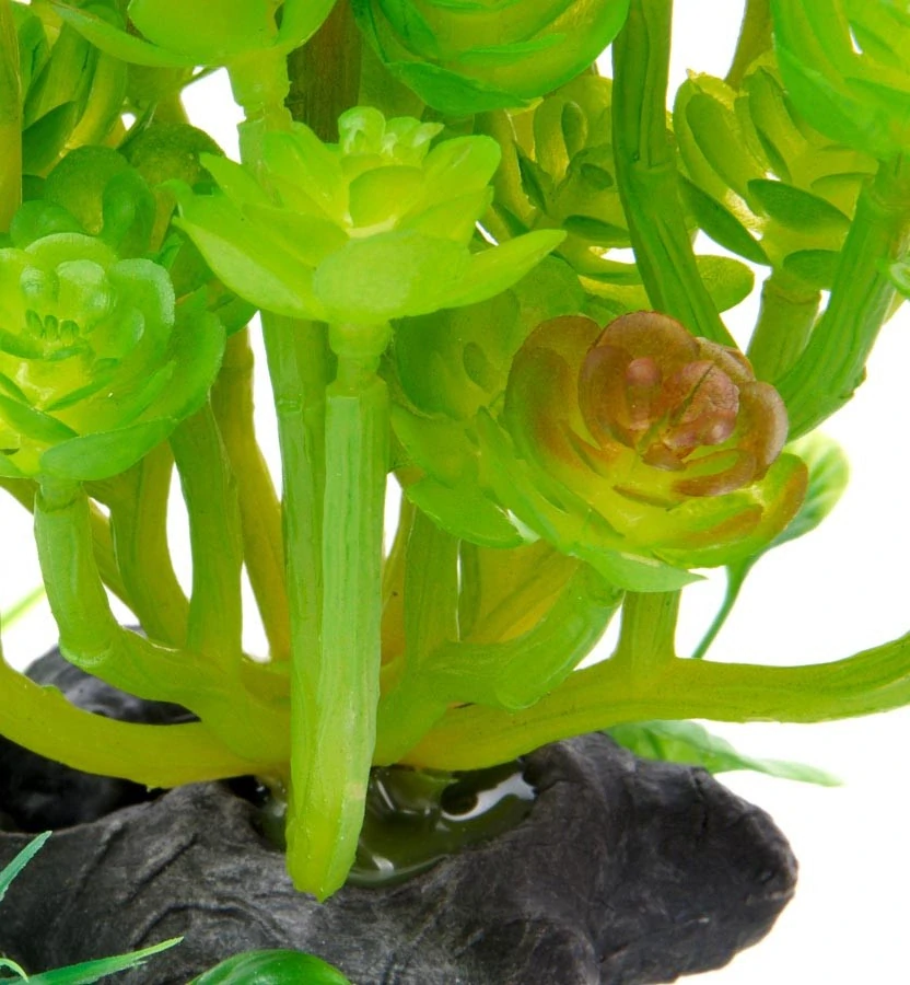 Akvarijní plastová rostlinka - Kámen střední