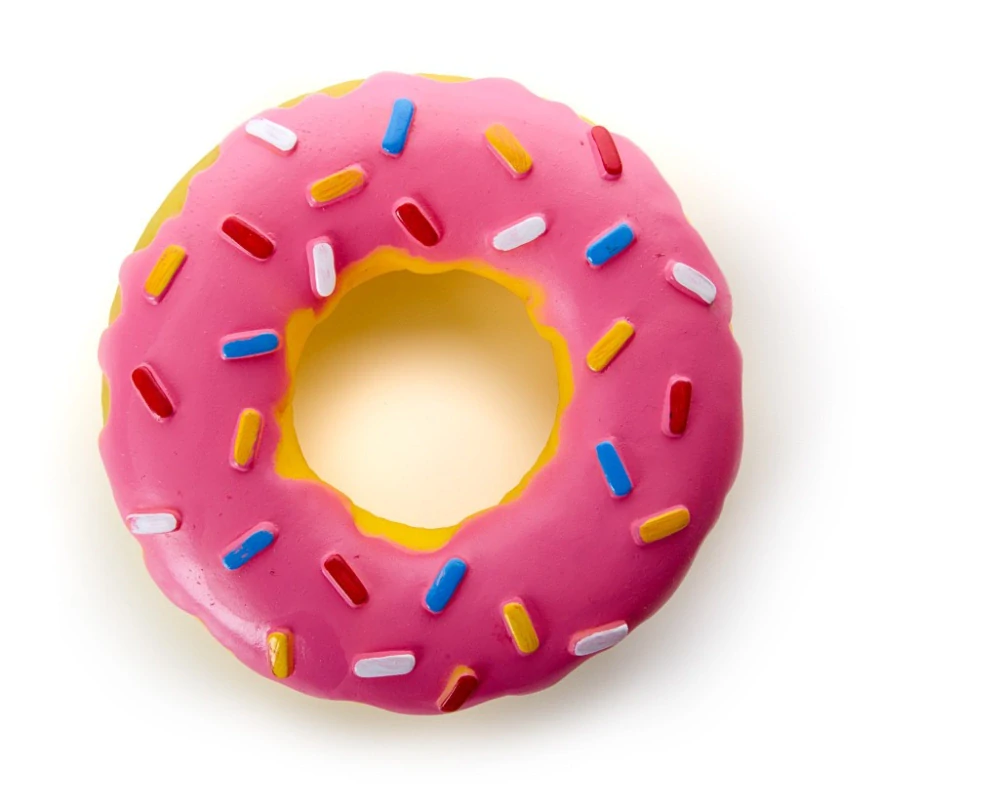 Hračka - Vinylový donut XL 14 cm