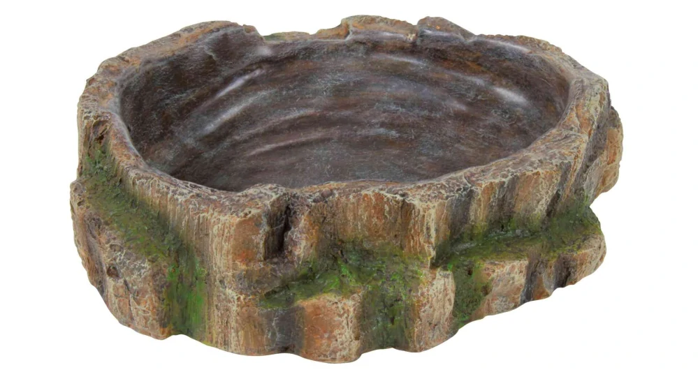 Miska na vodu a krmení pro plazy 18 x 4,5 x 17 cm