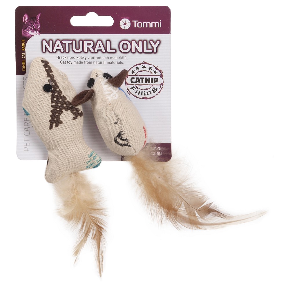 Hračka - Natural Only CATNIP - myš a ryba