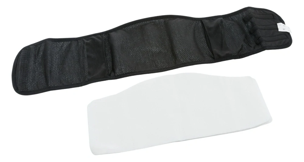 Břišní pás na podložky pro psa samce S-M 37-45cm tmavě modrý