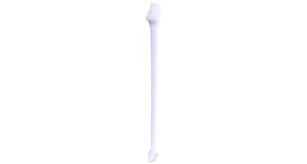 Sada dentální hygieny pro kočky (pasta se sýrovou příchutí 50g, dva zubní kartáčky)