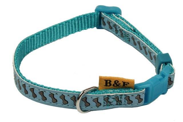 Popruhový obojek REFLEXNÍ KOSTIČKY