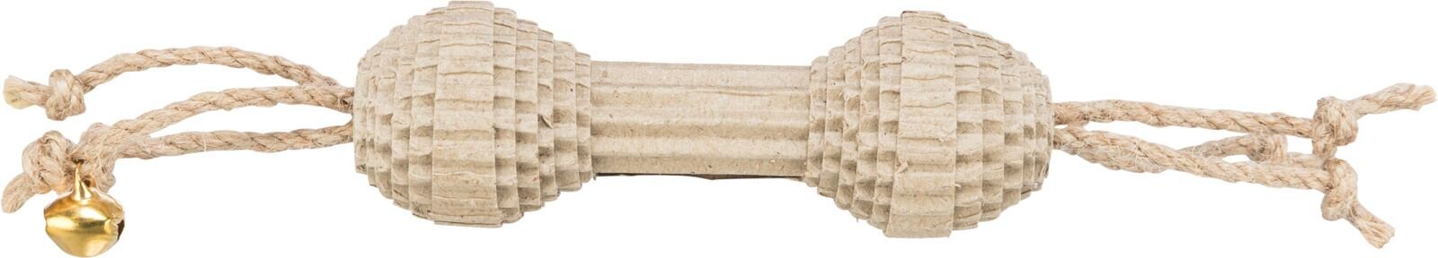 Škrabací činka, 20 cm, karton/konopí