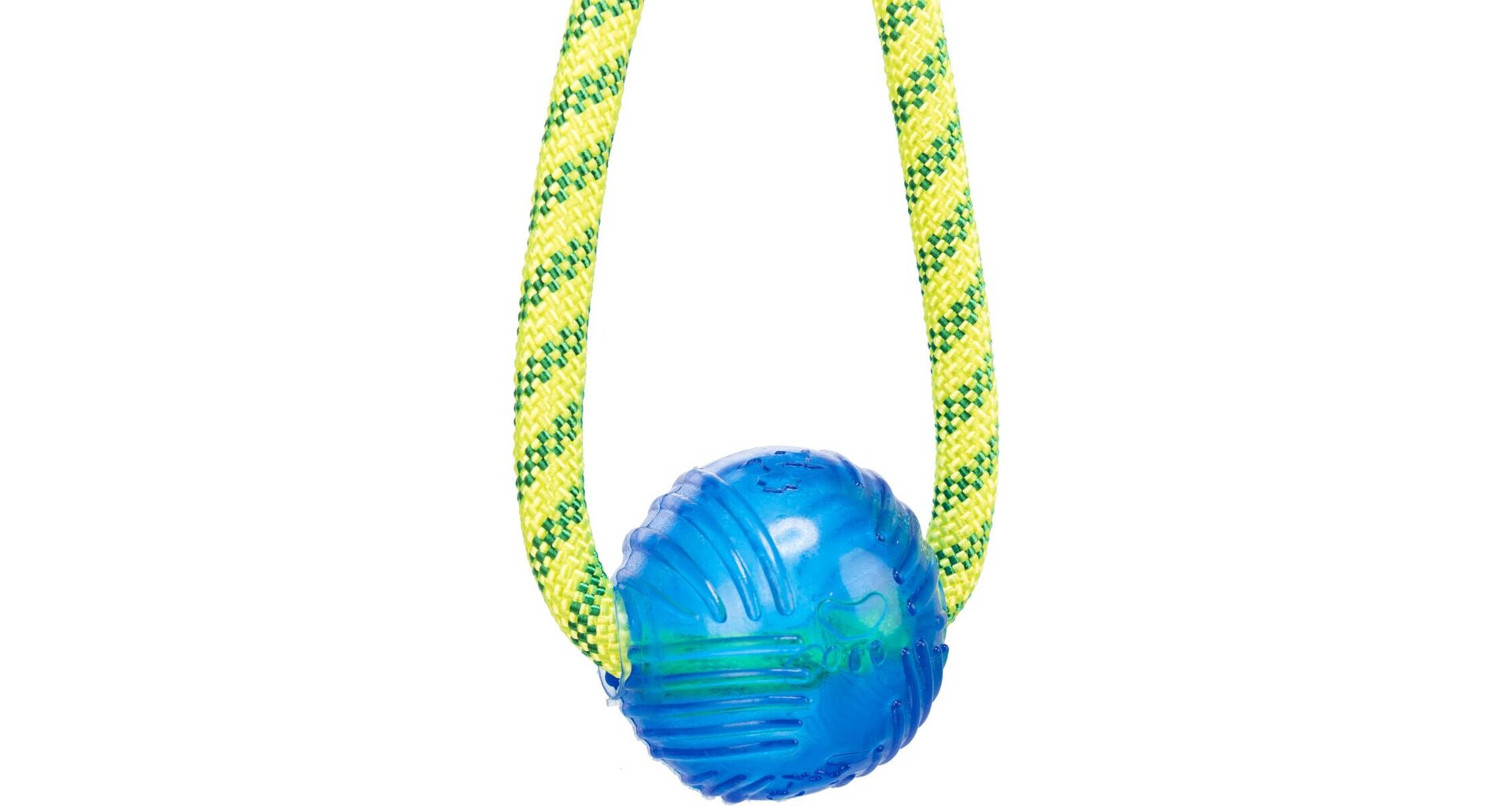 Hračka - Aqua Toy lano s gumovým míčkem, plovoucí, ø 6 × 40 cm