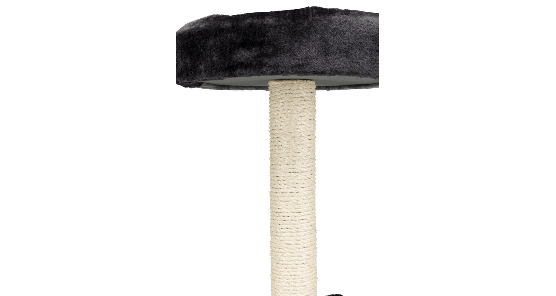 Škrabadlo TARIFA 52 cm, - šedo/černé