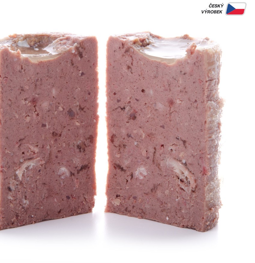 Beef & Carrot, Premium Paté with Chunks, prémiová masová konzerva pro psy 400g