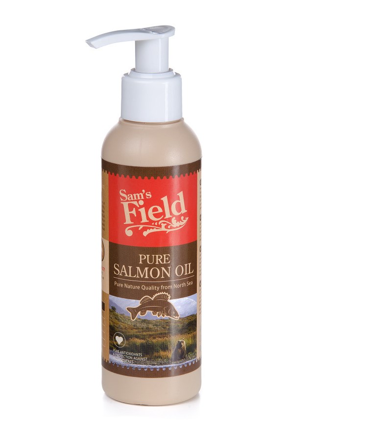 Sams Field Pure Salmon Oil, lososový olej 