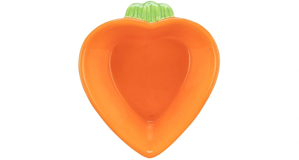 Miska keramická MRKEV (morče,králík) oranžová