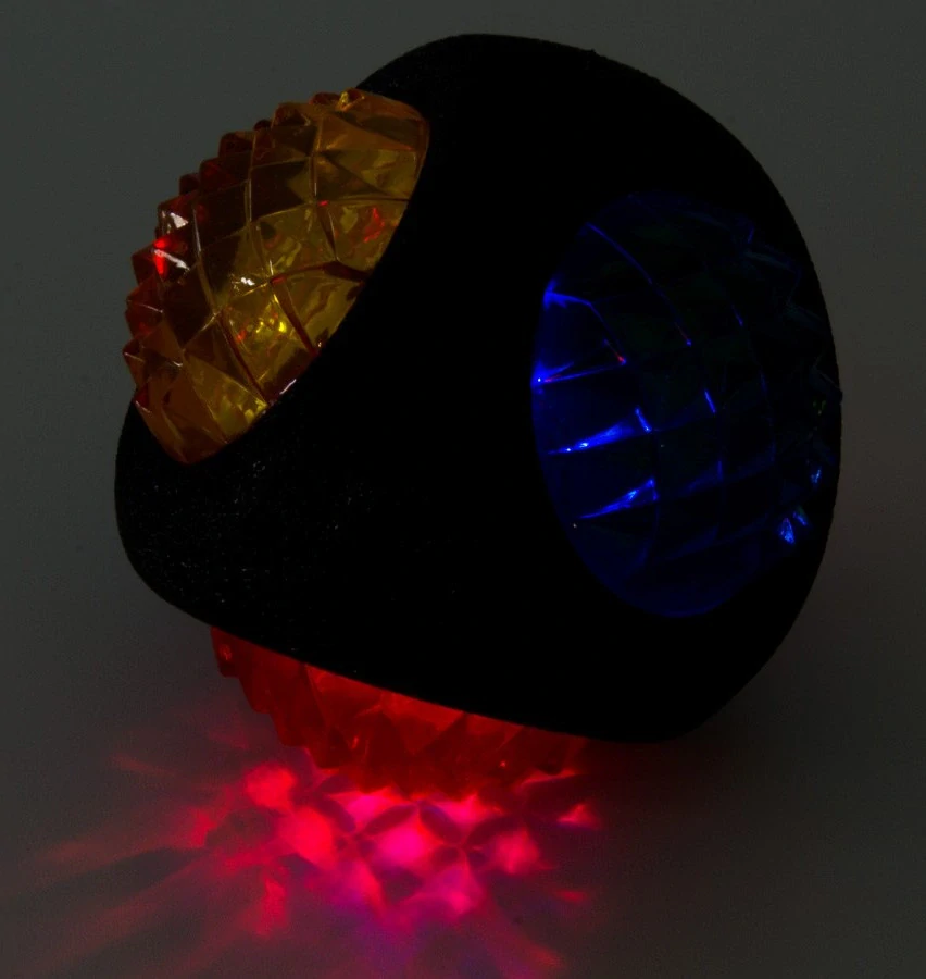 Míč blikající LED TPR STRONG 8 cm