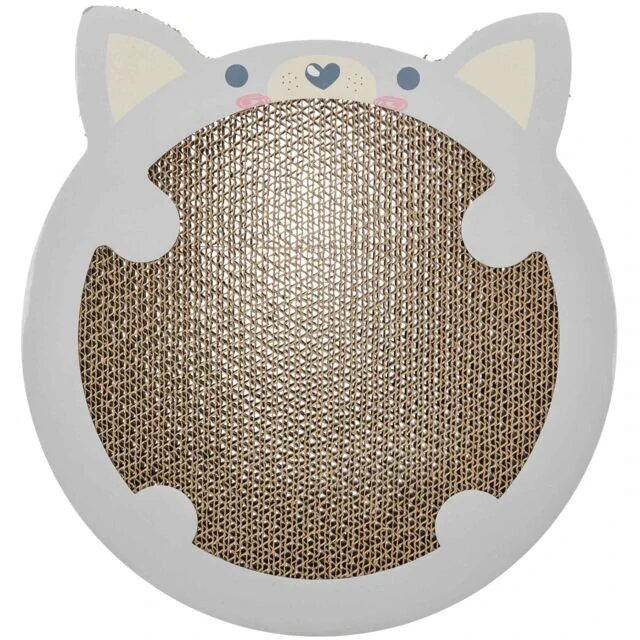Karton škrabací "křeček", catnip, 31 x 2,5 x 32,5 cm, šedá