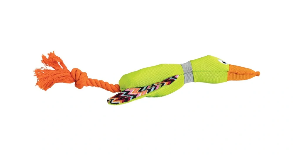 Hračka - Kachna ležící látková šustící 33 cm