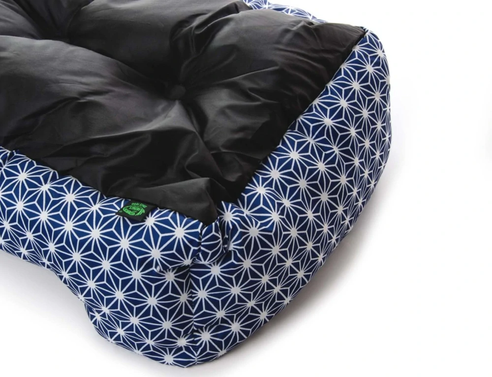 Pelíšek Blue, 61 cm, modrý - hvězdy