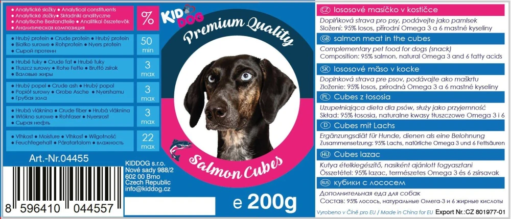 Lososové masíčko v plátku - 200 g dóza