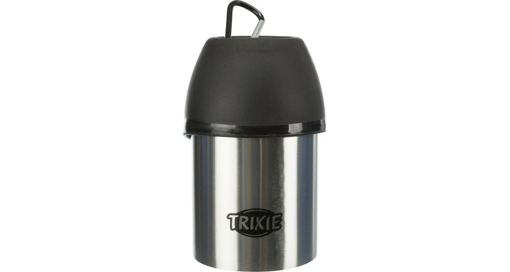 Láhev kovová s plastovou miskou 300 ml