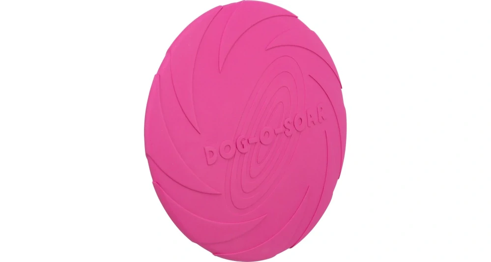 Létající talíř přírodní guma mini 18cm