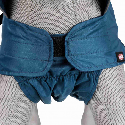 Pláštěnka ROUEN M 52 cm modrá pro buldočky (62-89cm) -