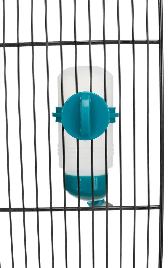 Plastová napáječka se šroubovací úchytkou pro křečky 125ml