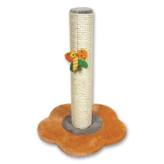 Škrábadlo Floria orange s motýlkem průměr 35 cm, výška 46 cm