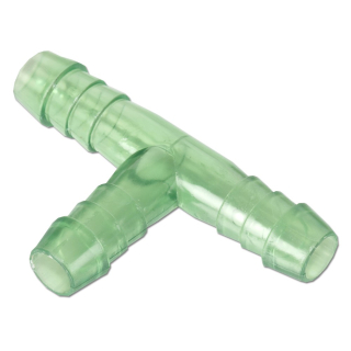 Rozvodka "T" plast zelená, prům. 8 mm, 2ks