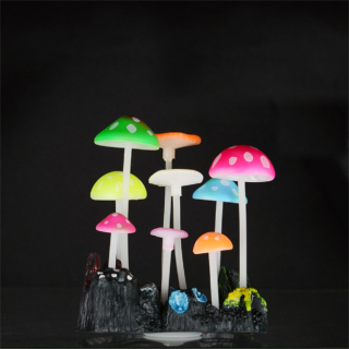 Dekorace - Aqua LUMO - Houbičky multibarevné