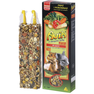 Tyčinka pro hlodavce - zelenina, 2ks