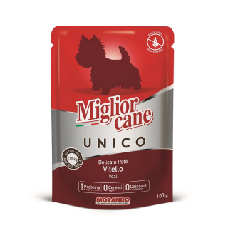 Kapsička telecí pro psa Mig.Unico 100g 