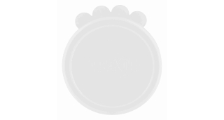 Víčko na konzervy,silikonové velké 10,6cm/1 ks transparentní