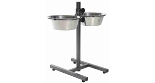 Psí bar, výška 50cm, 2x miska 2,8l/24cm