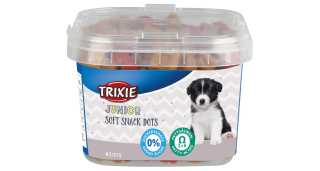 Pamlsek - JUNIOR Soft Snack Dots s Omega 3  140 g